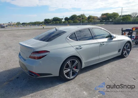 2024 Genesis G70 3.3T Rwd Sport Advanced из США, поврежденный, VIN KMTG54SE7RU141266